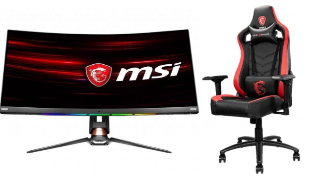 MSI提供免费的游戏椅购买Optix超宽显示器