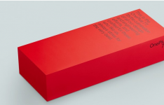 公司首席执行官分享的OnePlus 7T零售包装盒照片