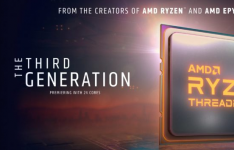 AMD锐龙Threadripper 3960X 24核心与TRX40主板在11月19日发布