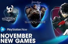 PlayStation Now 11月游戏发布包括角色5