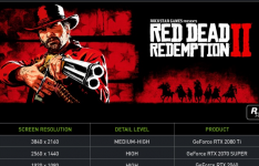 适用于Red Dead Redemption 2的理想NVIDIA GPU非常强大