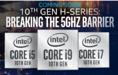 Intel Core i9-10980HK 8核 16线程和5 GHz +旗舰移动性CPU性能基准泄漏