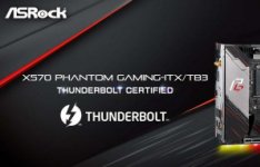 华擎X570 Phantom Gaming-ITX TB3获得Intel Thunderbolt认证