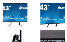 饭山推出面向专业人士的新型43英寸4K显示器