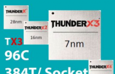 Marvell的7nm ThunderX3 Arm CPU带有96核和384线程