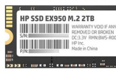 HP SSD EX950 PCIe x4 NVMe SSD基准测试