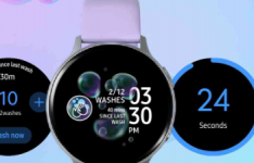 三星推出用于智能手表的洗手定时器应用程序