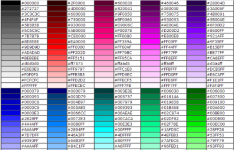 颜色代码表：RGB颜色查询对照表分享