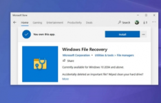 微软计划在今年晚些时候发布新版的Windows 10文件恢复工具