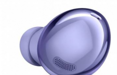 三星GalaxyBudsPro耳机对在网络上呈紫色表面