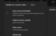 YouTube终于带来了默认的视频质量首选项