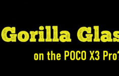 最新预告片暗示POCOX3Pro手机可能正在使用GorillaGlass6屏幕面板