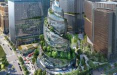 亚马逊HQ2的TheHelix令人震惊的螺旋公园遇见模拟城市生态学
