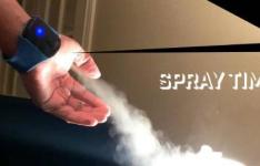 SprayCareBand是一款洗手液喷射器