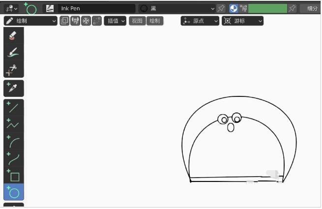 blender2.9怎么绘制哆啦A梦，blender哆啦A梦画法步骤插图5