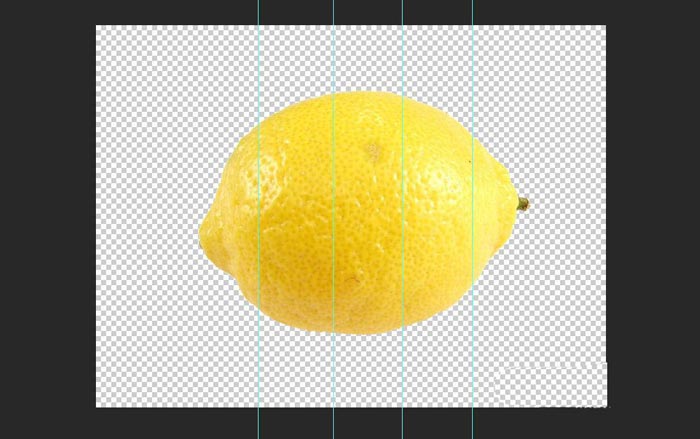 ps如何制作切水果效果，ps彩色切片分割水果的做法插图2