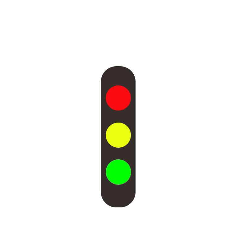 ps怎么制作红绿灯，ps绘制交通信号灯教程插图6
