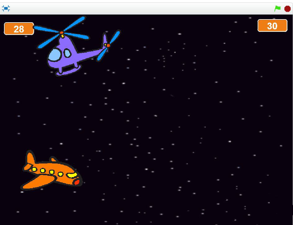 Scratch怎么制作飞机大战，Scratch飞机大战小游戏的实现方法插图11