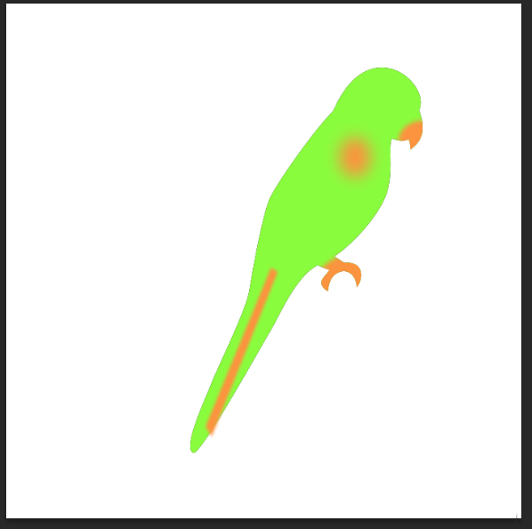 ps怎么快速画鹦鹉，ps利用形状工具画鹦鹉的教程插图3