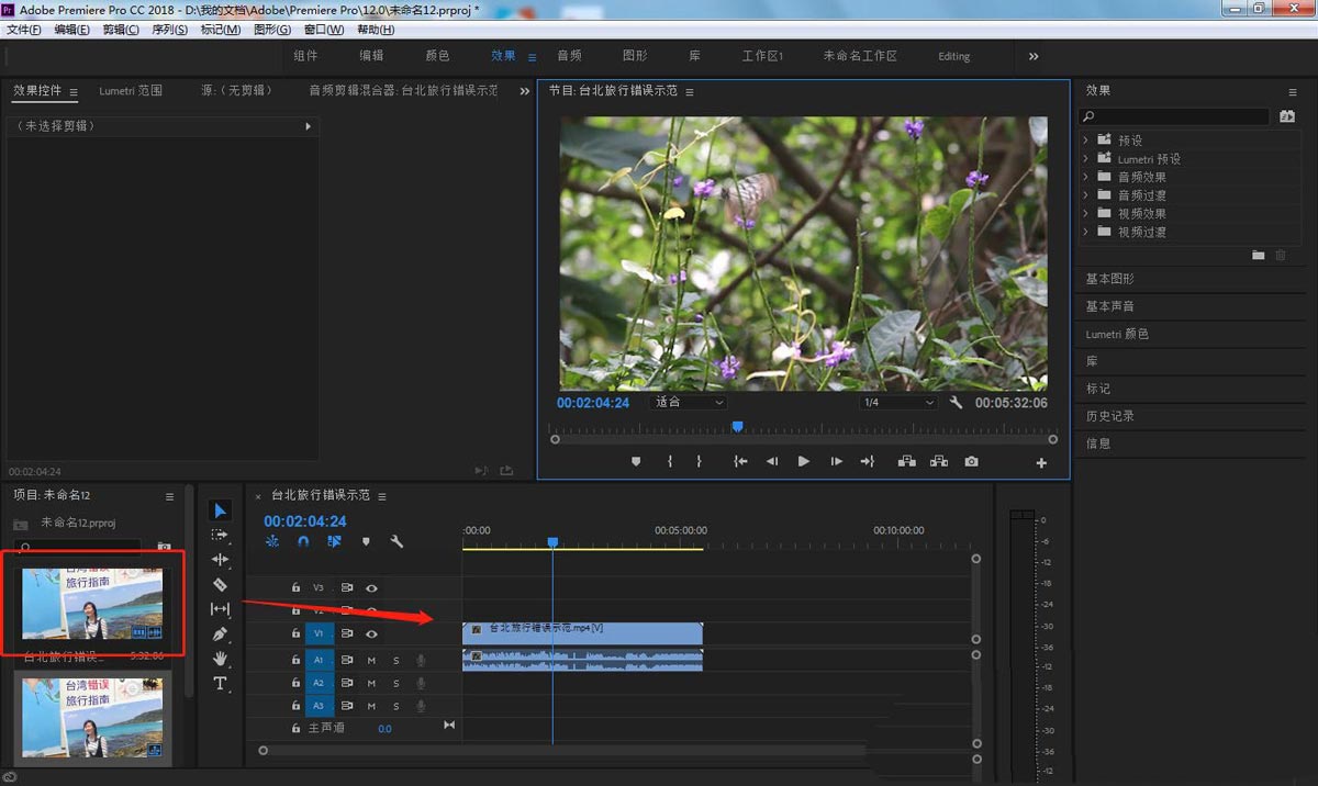 premiere加速视频时怎么保持音频音调，premiere加速视频保持音频音调教程插图2