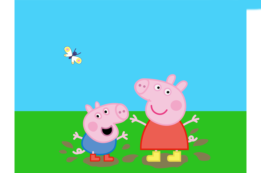 绘制卡通风格人物小猪佩奇和小猪乔治,AI教程插图14