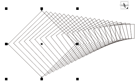 怎么利用CDR制作旋转风筝渐变线条平面图案呢，CDR教程插图4