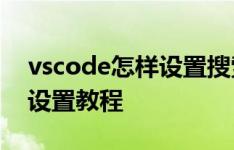 vscode怎样设置搜索条件,vscode搜索条件设置教程