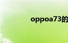 oppoa73的处理器是什么