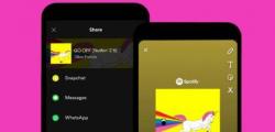 SpotifySnapchat更新可让您分享音乐和播客