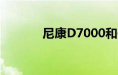 尼康D7000和佳能60D的区别